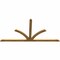 Ekena Millwork Richland Rough Sawn Timber Gable Bracket, Western Red Cedar, 108"W x 54"H x 2"D x 4"F, 12/12 Pitch GBW108X54X0204RIC00RWR - alternate 2